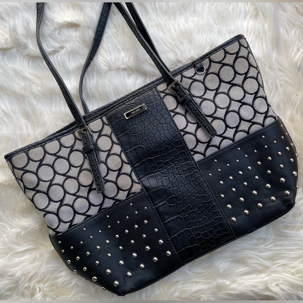 Nine West Black/Silver Handbag